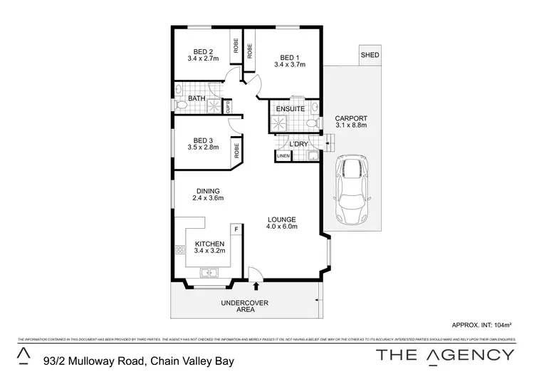 Floorplan of Homely house listing, 93/2 Mulloway Road, Chain Valley Bay NSW 2259