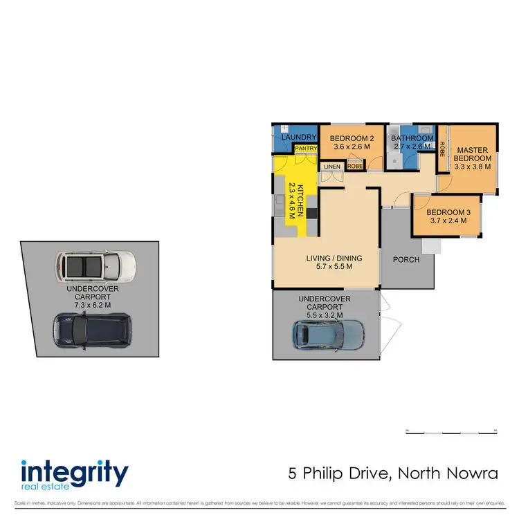 Floorplan of Homely house listing, 5 Philip Drive, North Nowra NSW 2541