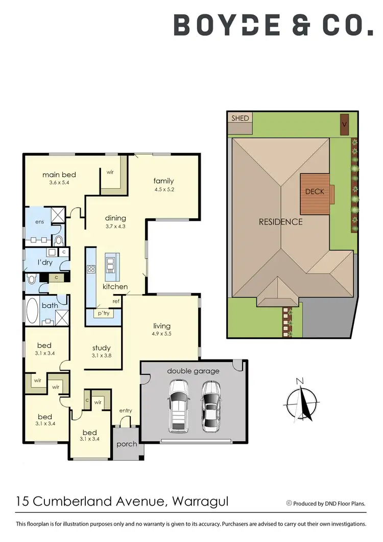 Floorplan of Homely house listing, 15 Cumberland Avenue, Warragul VIC 3820