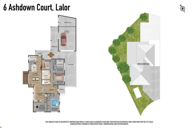 Floorplan of Homely house listing, 6 Ashdown Court, Lalor VIC 3075