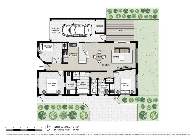 Floorplan of Homely apartment listing, 8/86 Chandler Street, Garbutt QLD 4814