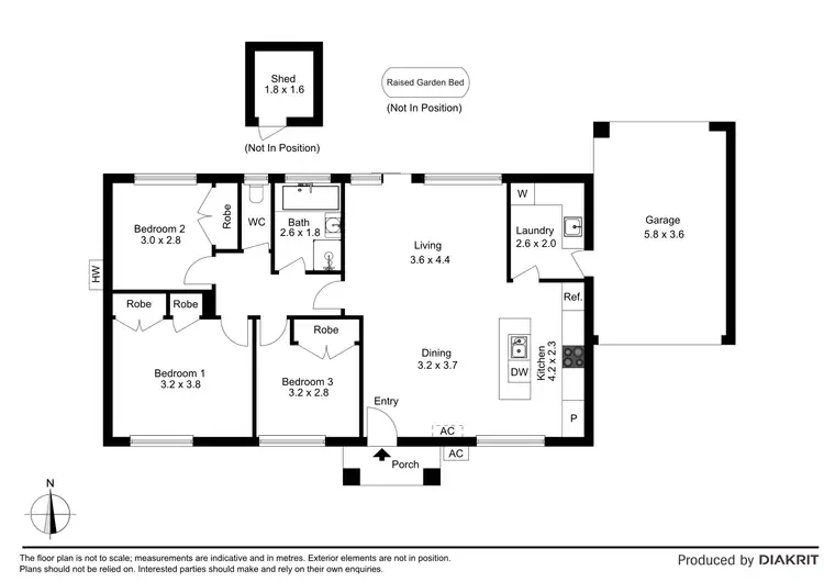 Floorplan of Homely house listing, 3/3 Elisa Place, Hastings VIC 3915