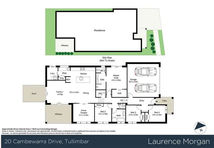 Floorplan of Homely house listing, 20 Cambewarra Drive, Tullimbar NSW 2527