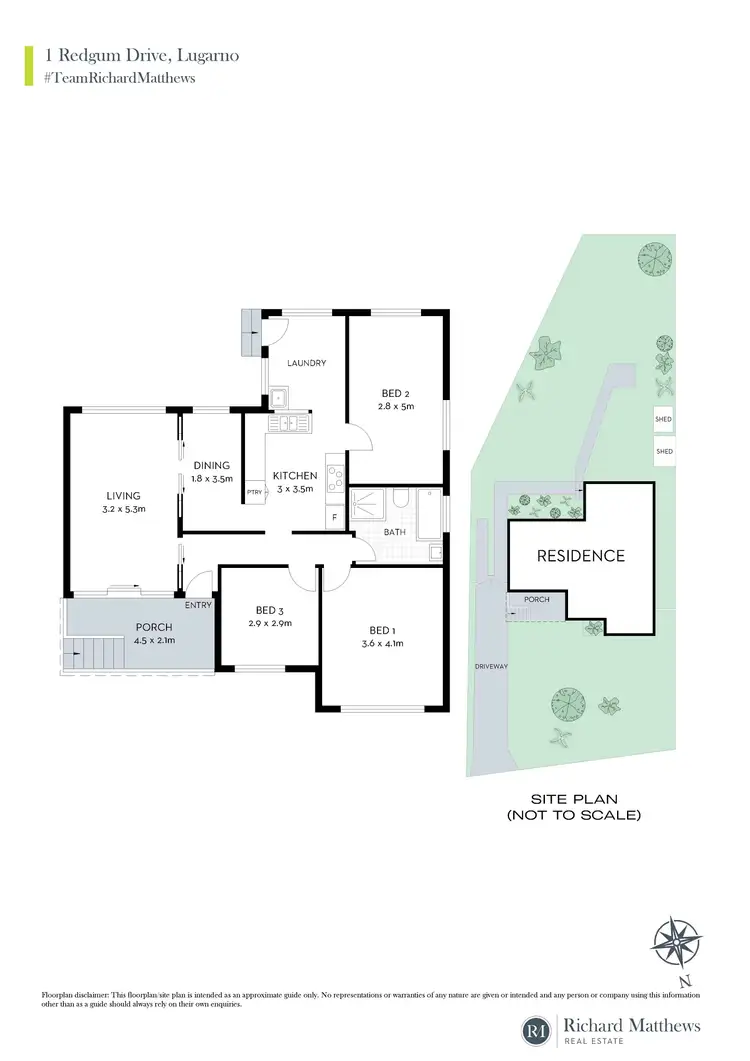 Floorplan of Homely house listing, 1 Redgum Drive, Lugarno NSW 2210