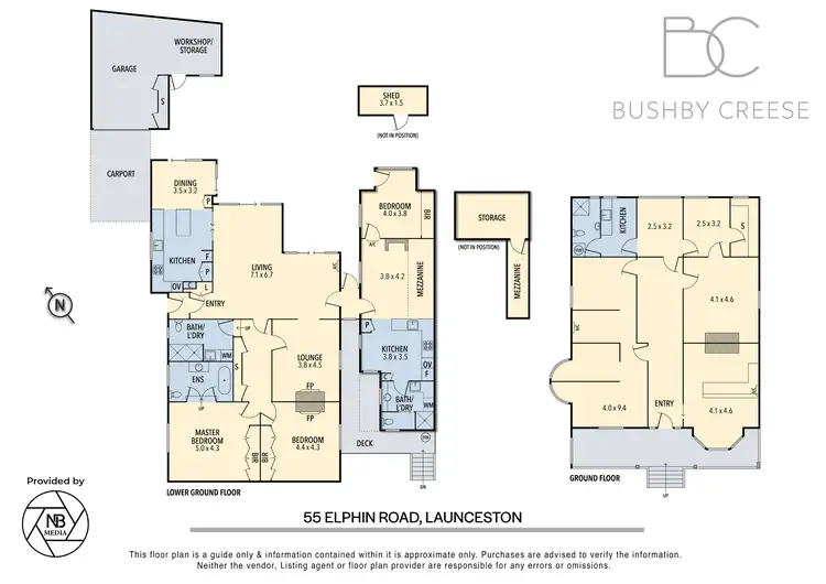 Floorplan of Homely house listing, 55 Elphin Road, Launceston TAS 7250