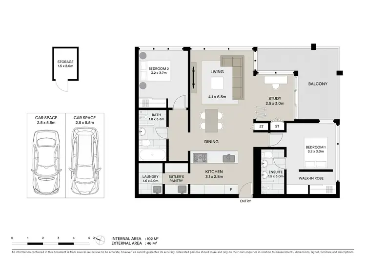 Floorplan of Homely apartment listing, 715/11 Spurway Drive, Norwest NSW 2153