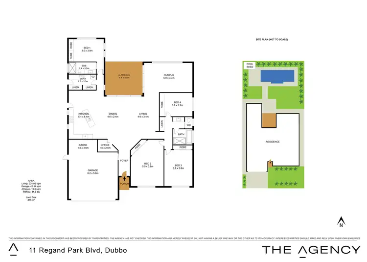Floorplan of Homely house listing, 11 Regand Park Boulevard, Dubbo NSW 2830
