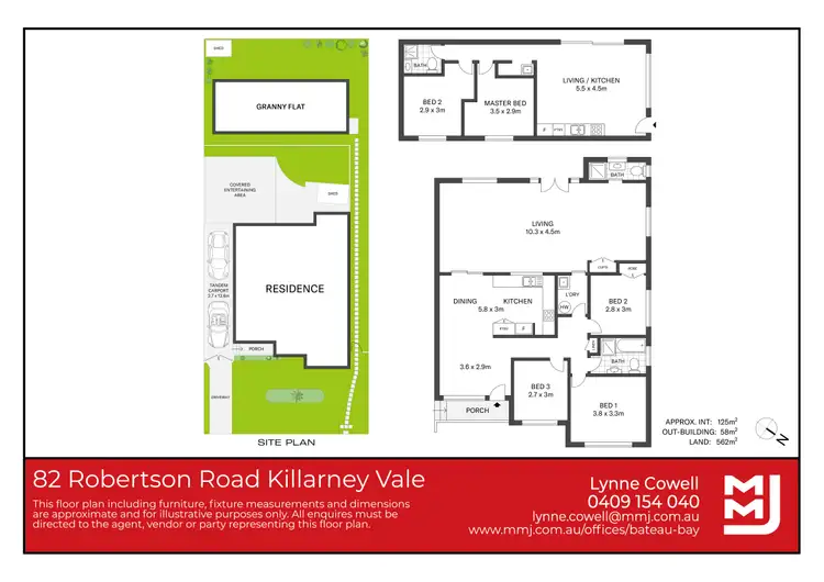 Floorplan of Homely house listing, 82 Robertson Road, Killarney Vale NSW 2261