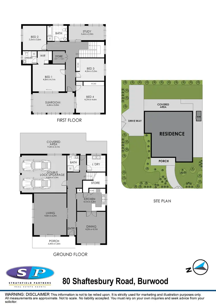 Floorplan of Homely house listing, 80 Shaftesbury Road, Burwood NSW 2134