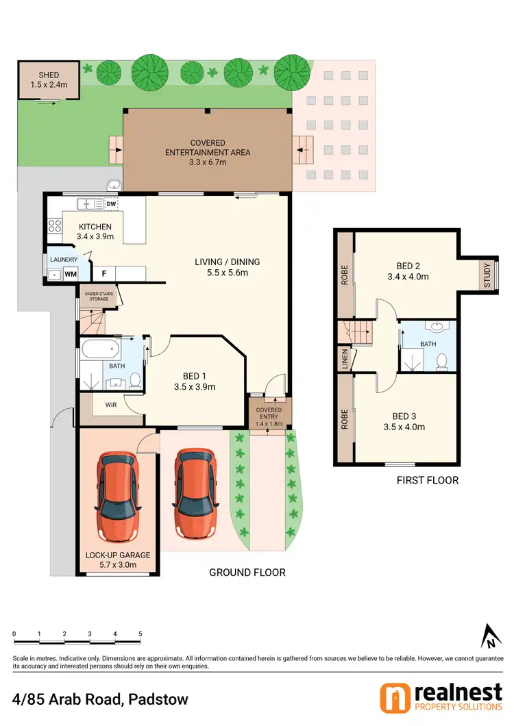 Floorplan of Homely villa listing, 4/85 Arab Road, Padstow NSW 2211