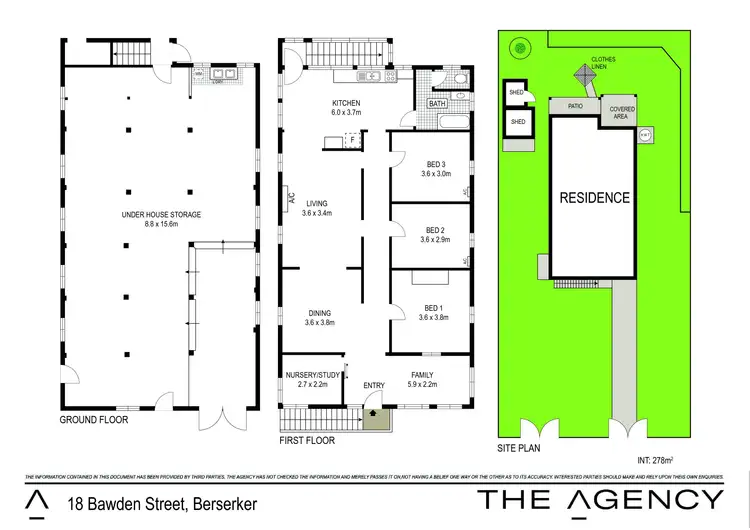 Floorplan of Homely house listing, 18 Bawden Street, Berserker QLD 4701