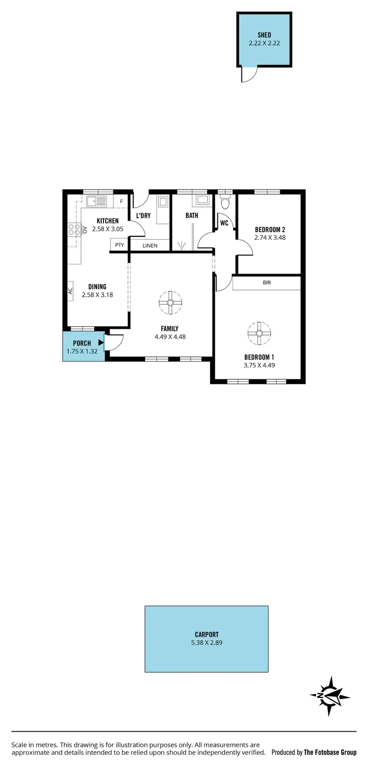 Floorplan of Homely unit listing, 16/29 Epstein Drive, Morphett Vale SA 5162