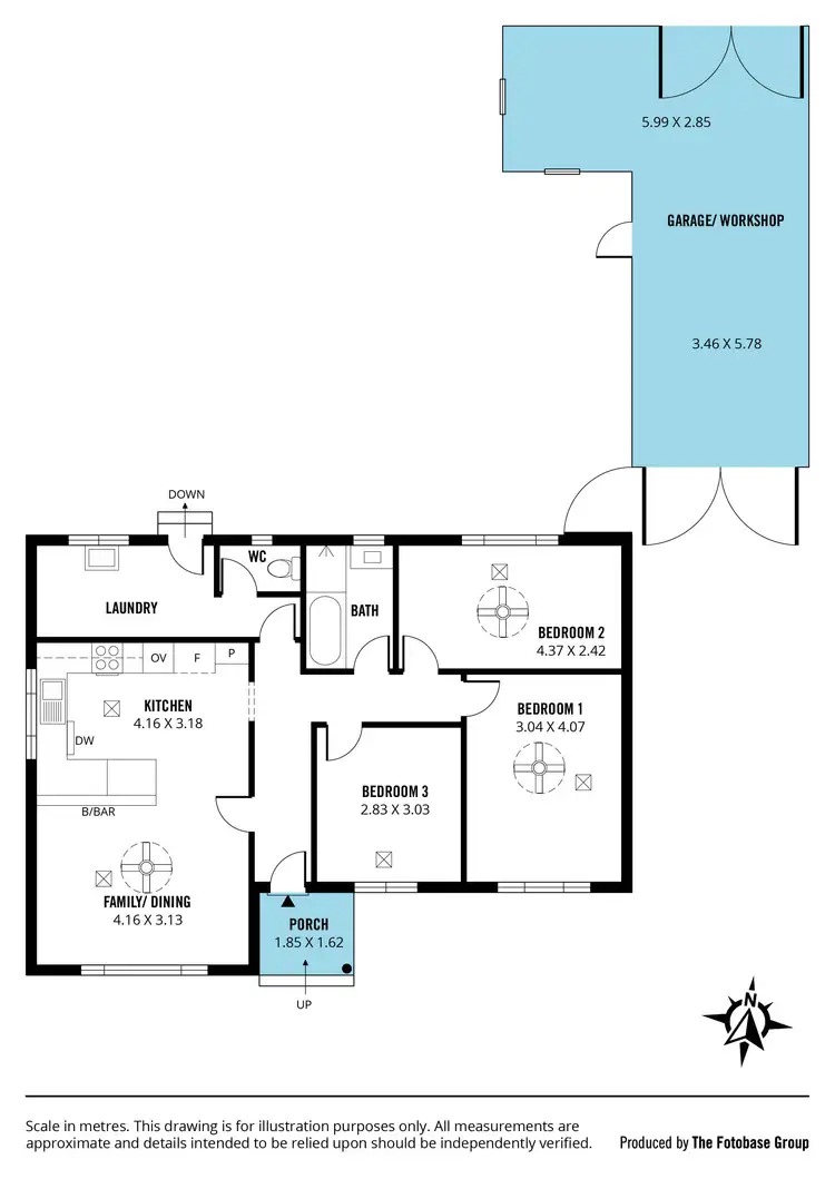 Floorplan of Homely house listing, 43 Cheam Drive, Reynella SA 5161