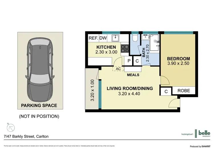 Floorplan of Homely unit listing, 7/47 Barkly Street, Carlton VIC 3053