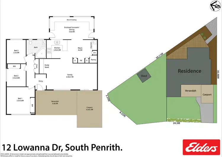 Floorplan of Homely house listing, 12 Lowanna Drive, South Penrith NSW 2750