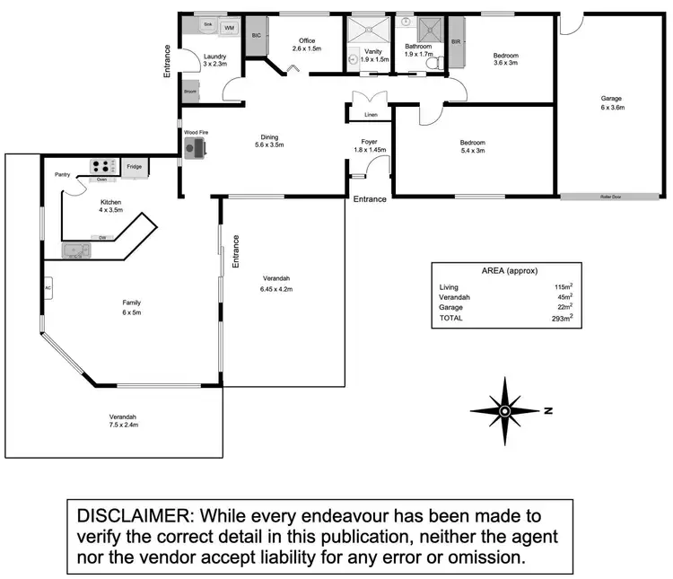 Floorplan of Homely house listing, 137 Moody Lane, Port Lincoln SA 5606