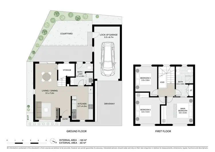 Floorplan of Homely townhouse listing, 2/1 Warwick Street, Blackwall NSW 2256