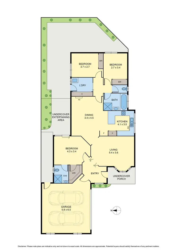 Floorplan of Homely unit listing, 1/82 Cooper Street, Essendon VIC 3040