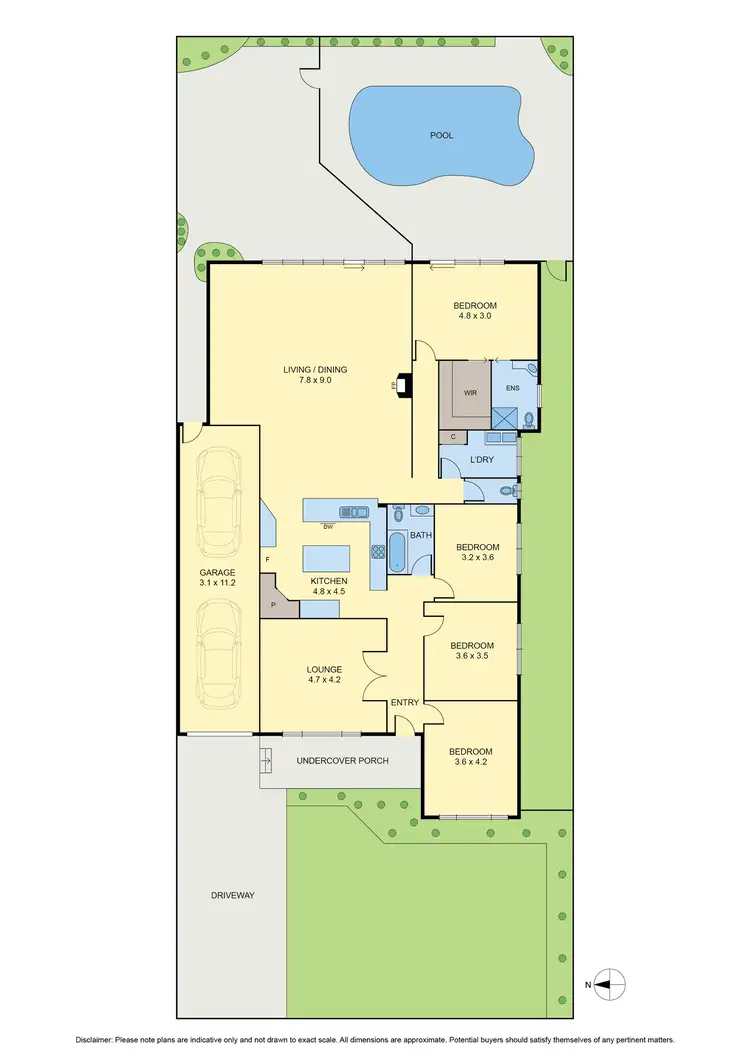 Floorplan of Homely house listing, 10 David Street, Hadfield VIC 3046