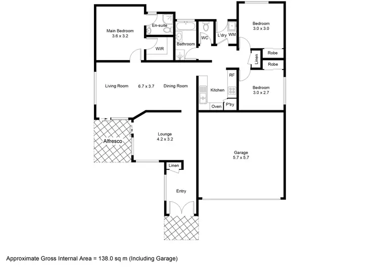 Floorplan of Homely villa listing, 1/10 Ashton Street, Metford NSW 2323