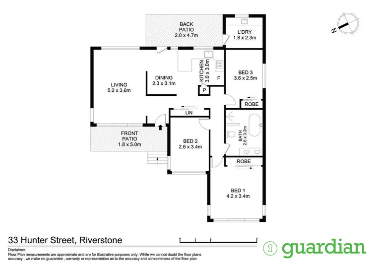 Floorplan of Homely house listing, 33 Hunter Street, Riverstone NSW 2765