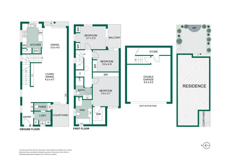 Floorplan of Homely townhouse listing, 20/49 Head Street, Brighton VIC 3186