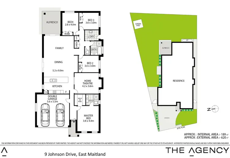 Floorplan of Homely house listing, 9 Johnson Drive, East Maitland NSW 2323