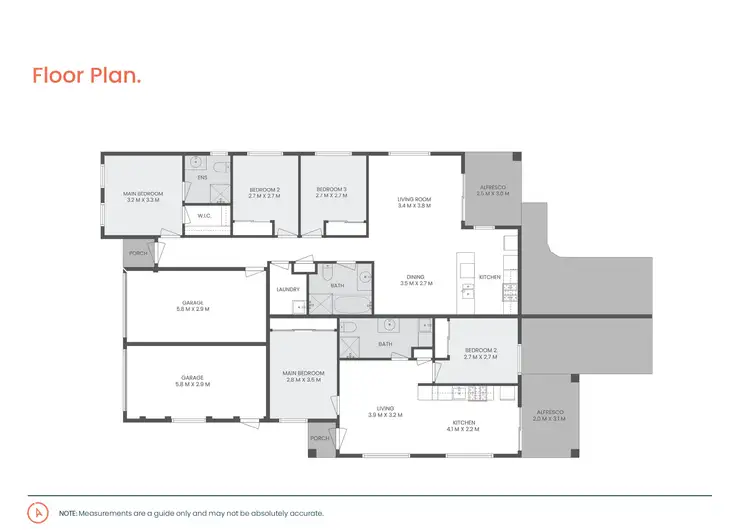Floorplan of Homely house listing, 1&2/11 Dornoch Avenue, Heddon Greta NSW 2321