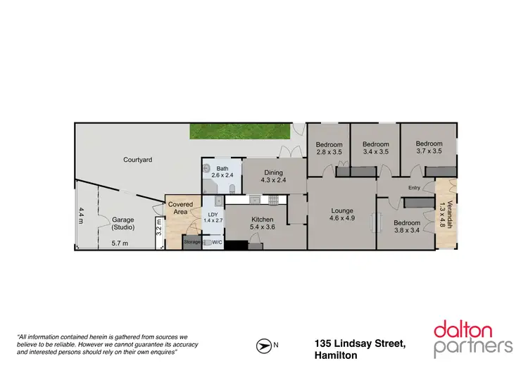Floorplan of Homely house listing, 135 Lindsay Street, Hamilton NSW 2303
