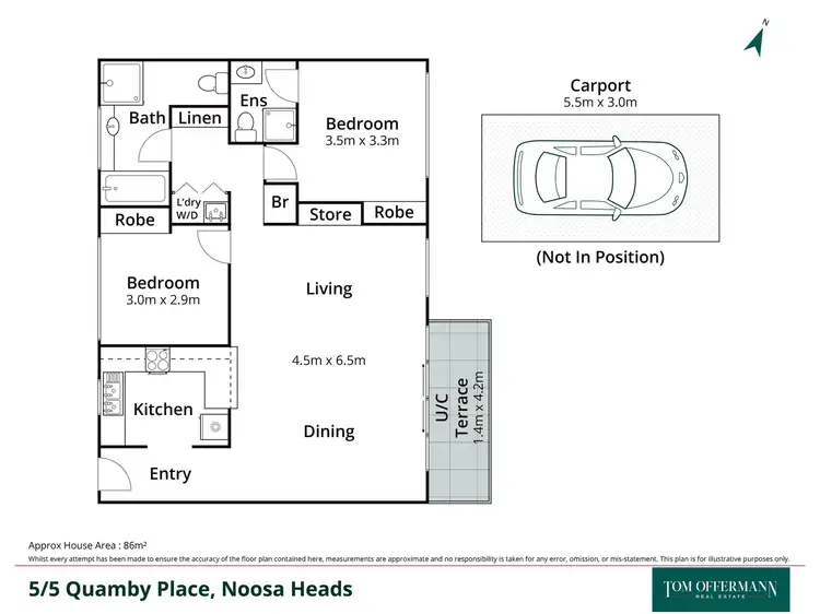 Floorplan of Homely unit listing, 5/5 Quamby Place, Noosa Heads QLD 4567