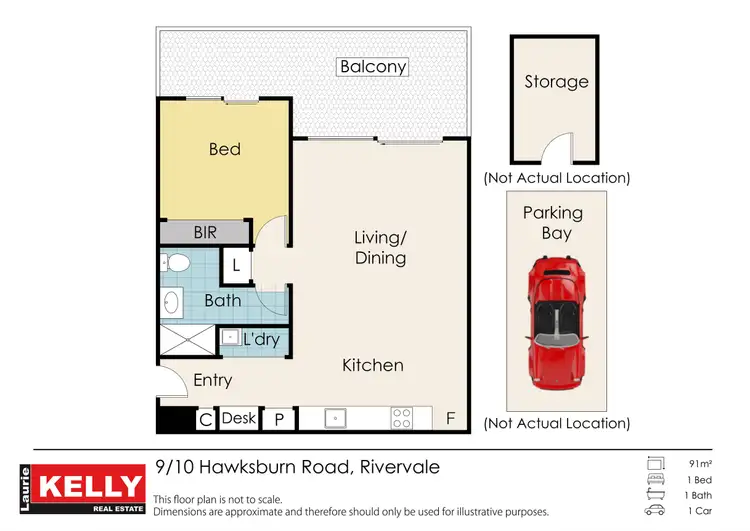 Floorplan of Homely apartment listing, 9/10 Hawksburn Road, Rivervale WA 6103