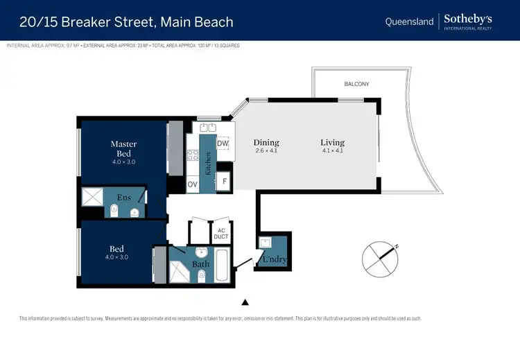 Floorplan of Homely apartment listing, 20/15 Breaker Street, Main Beach QLD 4217