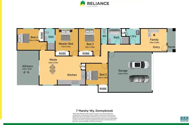 Floorplan of Homely house listing, 7 Marshy Way, Donnybrook VIC 3064