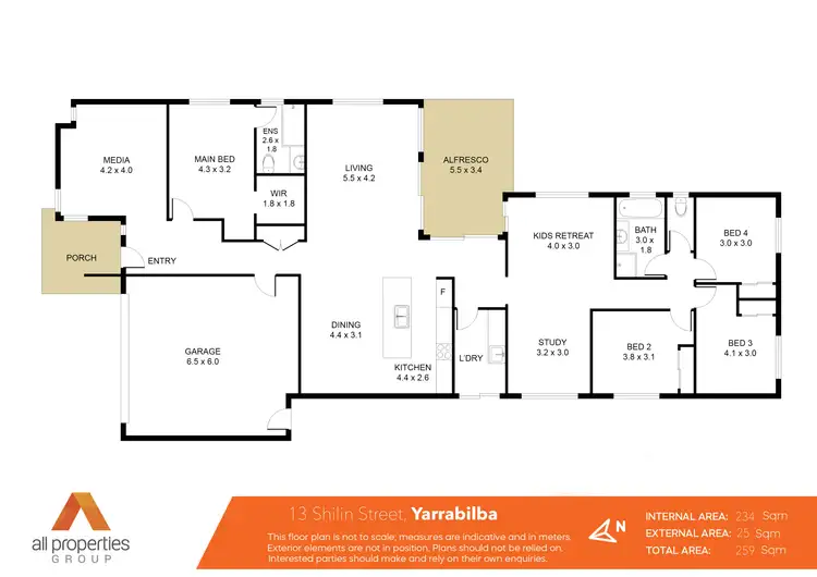 Floorplan of Homely house listing, 13 Shilin Street, Yarrabilba QLD 4207
