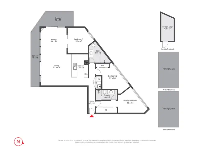Floorplan of Homely apartment listing, 105/20 Pier Lane, Maribyrnong VIC 3032