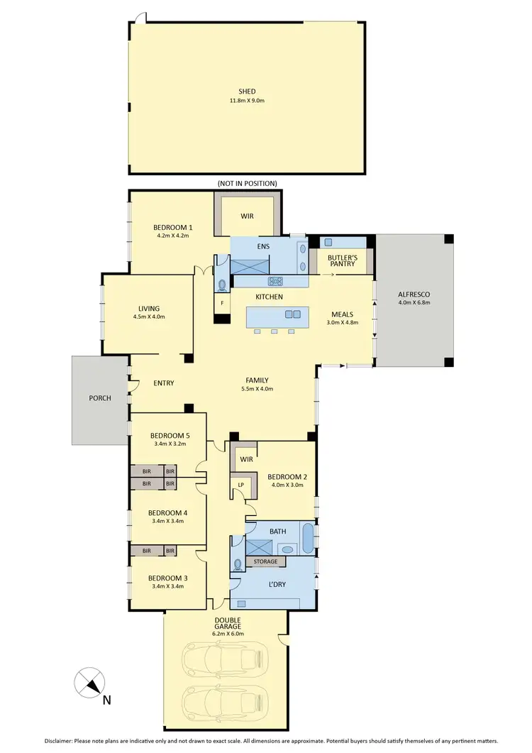 Floorplan of Homely house listing, 9 Whittakers Lane, Riddells Creek VIC 3431