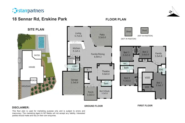 Floorplan of Homely house listing, 18 Sennar Road, Erskine Park NSW 2759