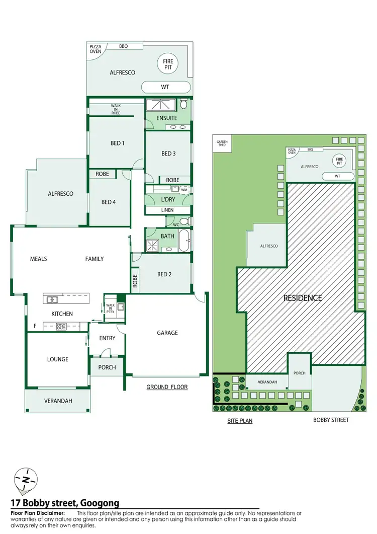 Floorplan of Homely house listing, 17 Bobby Street, Googong NSW 2620