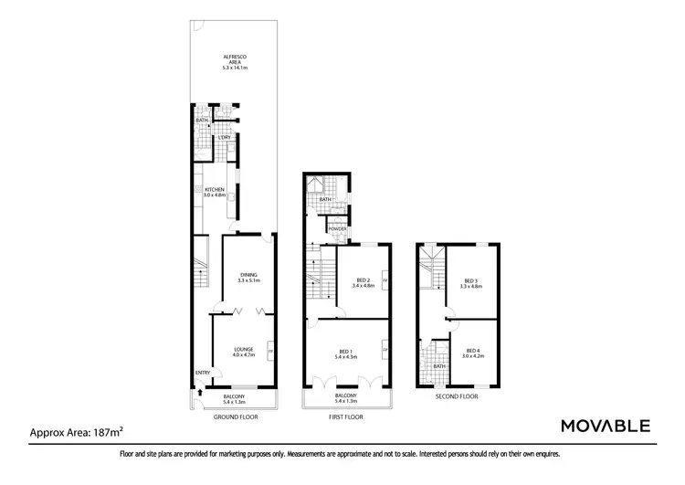 Floorplan of Homely house listing, 54 Watt Street, Newcastle NSW 2300