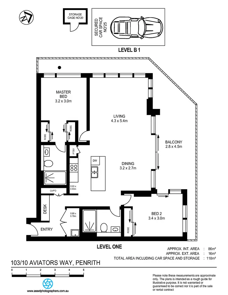 Floorplan of Homely apartment listing, 103/10 Aviators Way, Penrith NSW 2750