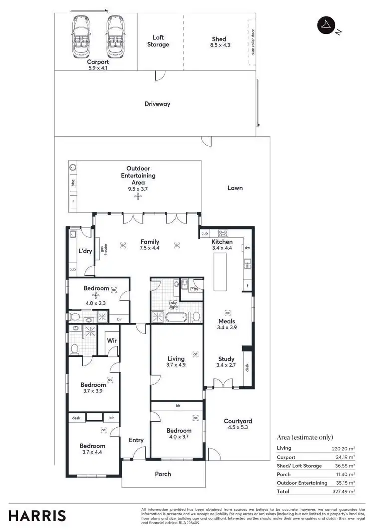 Floorplan of Homely house listing, 80 West Parkway, Colonel Light Gardens SA 5041