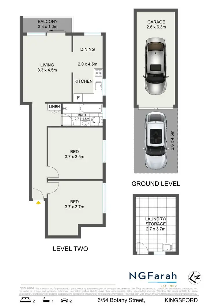 Floorplan of Homely apartment listing, 6/54 Botany Street, Kingsford NSW 2032