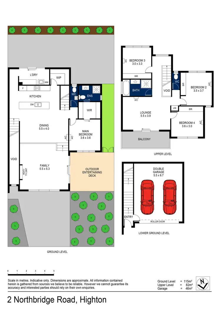 Floorplan of Homely house listing, 2 Northbridge Road, Highton VIC 3216