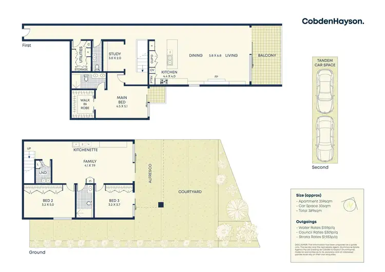 Floorplan of Homely apartment listing, 1/102 St Georges Crescent, Drummoyne NSW 2047