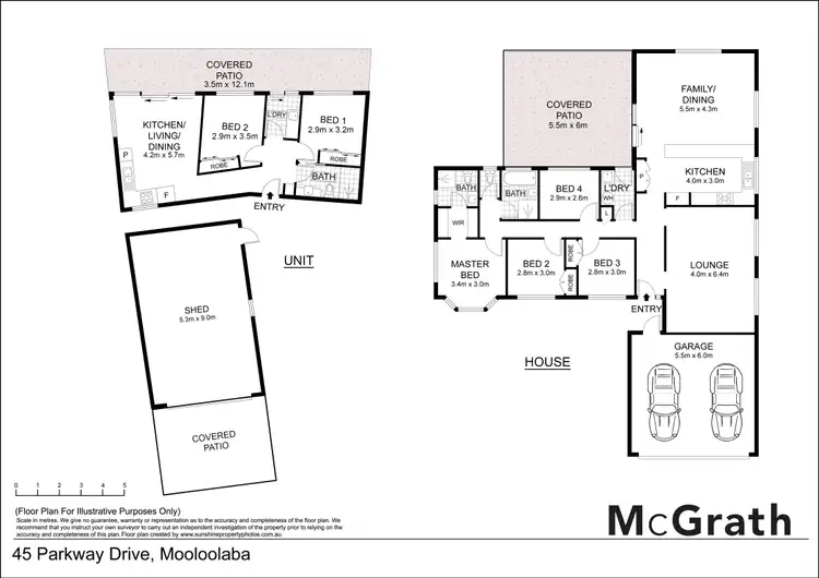 Floorplan of Homely house listing, 45 Parkway Drive, Mooloolaba QLD 4557