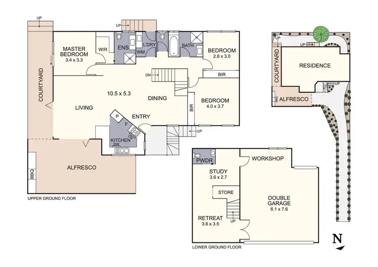 Floorplan of Homely house listing, 22A Savanna Drive, Mooroolbark VIC 3138