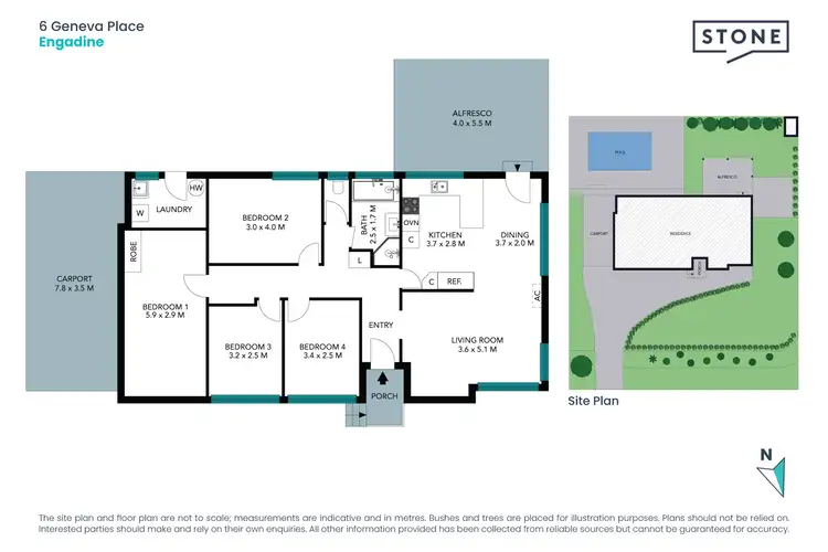 Floorplan of Homely house listing, 6 Geneva Place, Engadine NSW 2233