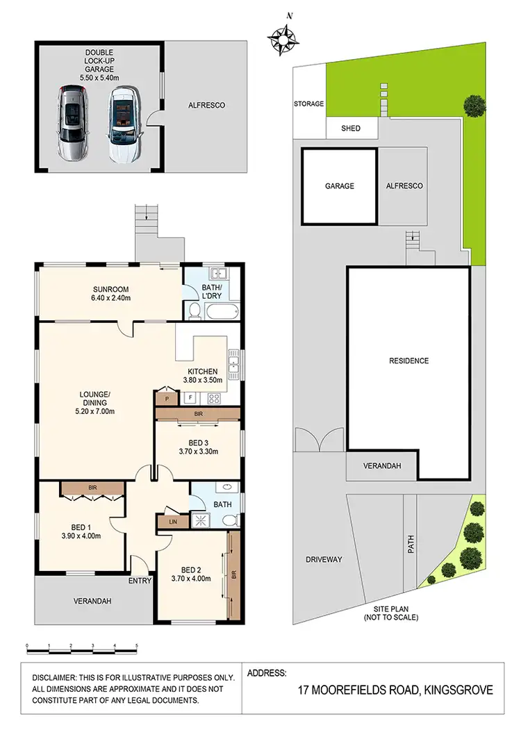 Floorplan of Homely house listing, 17 Moorefields Road, Kingsgrove NSW 2208