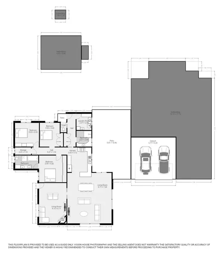 Floorplan of Homely house listing, 90 Sunnycliffs Crescent, Red Cliffs VIC 3496