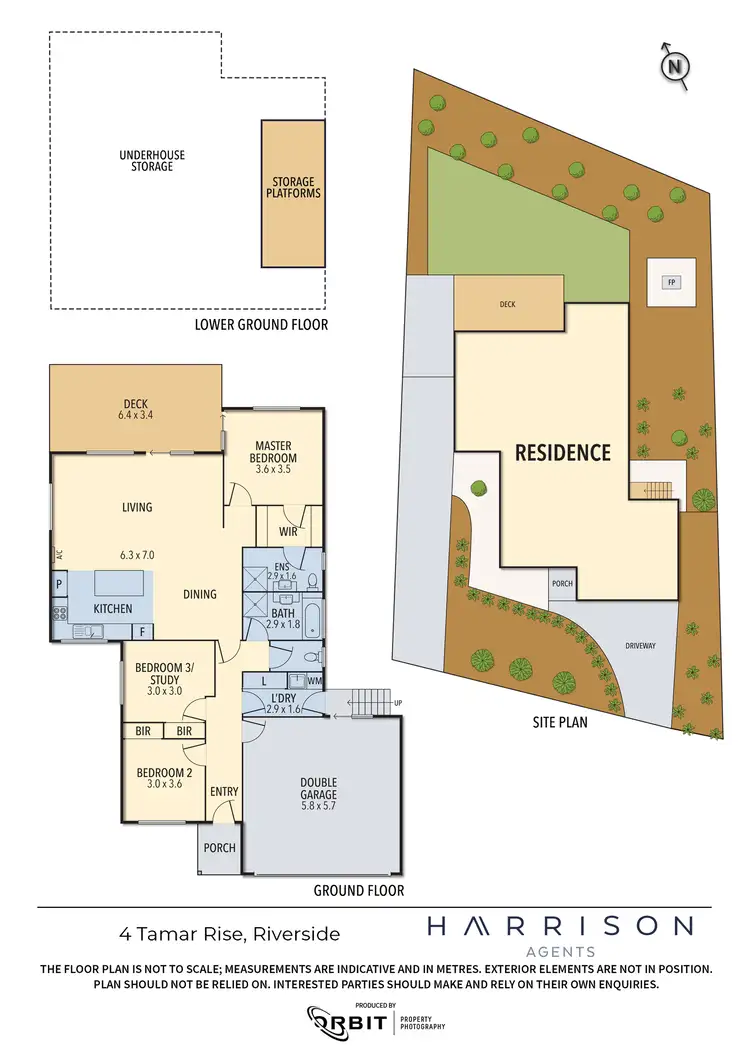 Floorplan of Homely house listing, 4 Tamar Rise, Riverside TAS 7250